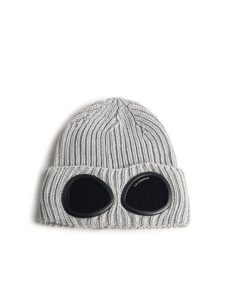 CP Company Grey Wool Beanie Grijs
