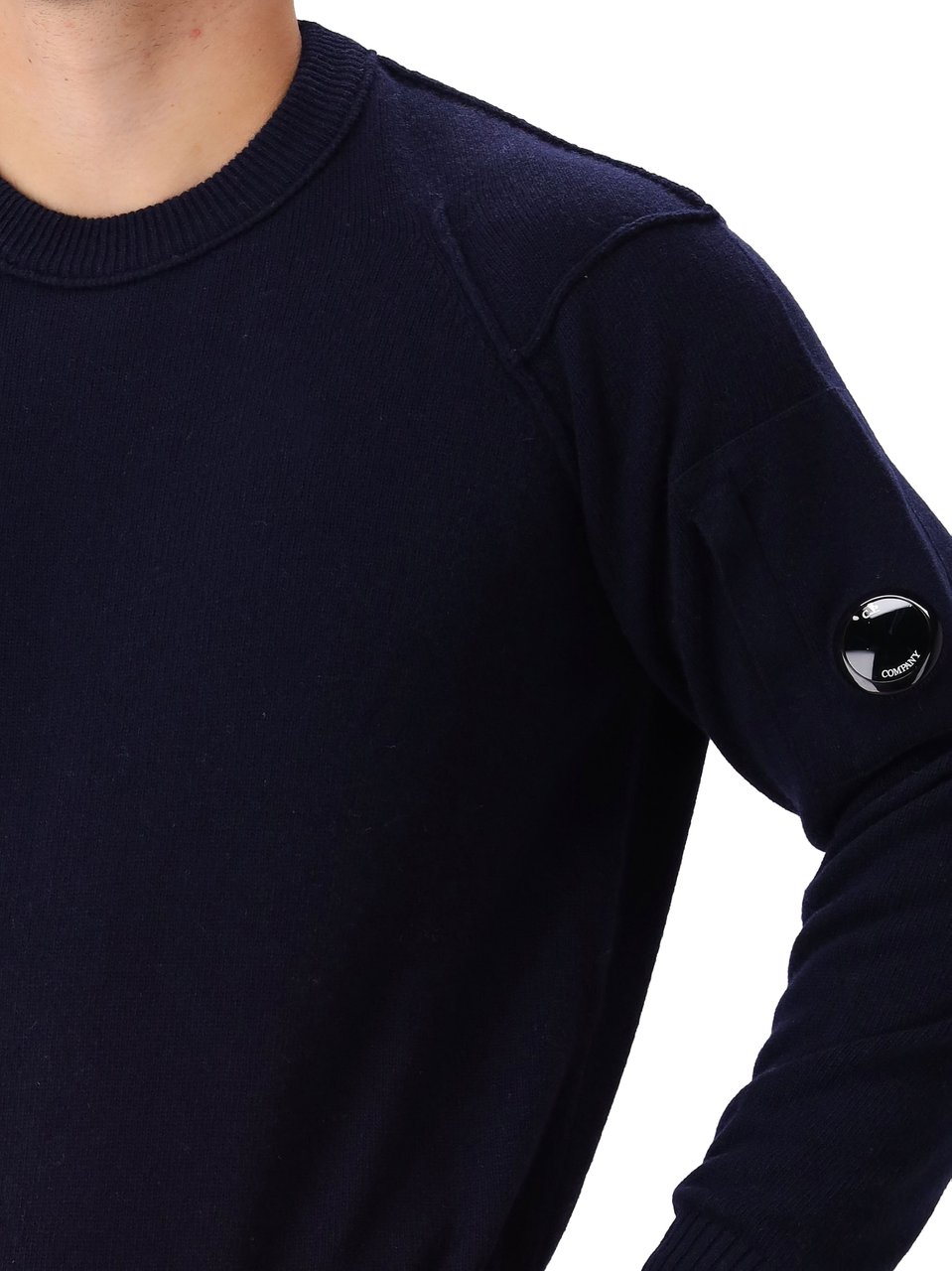 CP Company Cp Company Trui Blauw Knitwear Crewneck Blauw