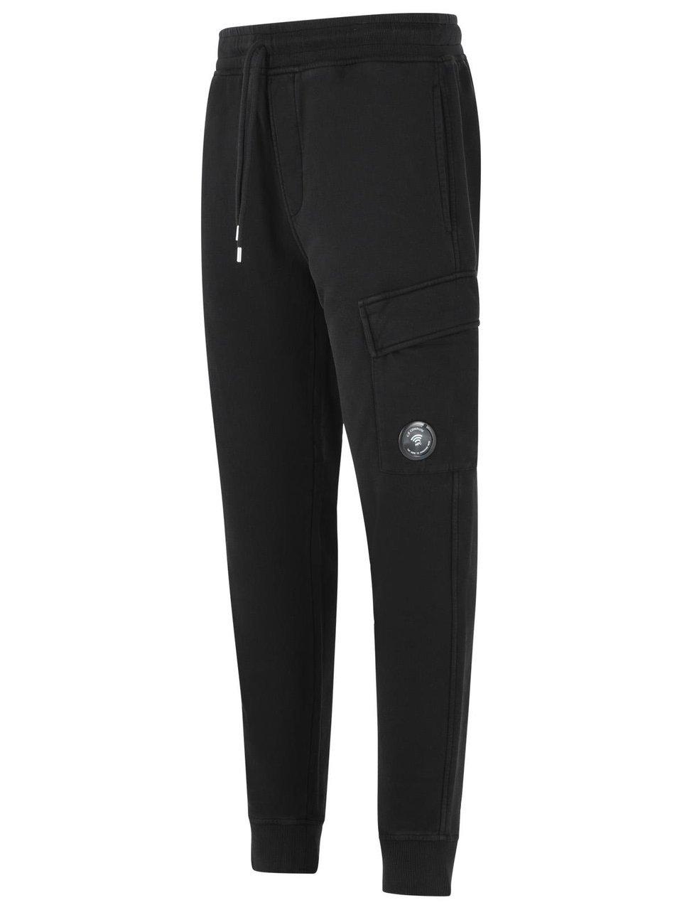 CP Company Cargo 'Jogger' Black Cotton Pants Zwart