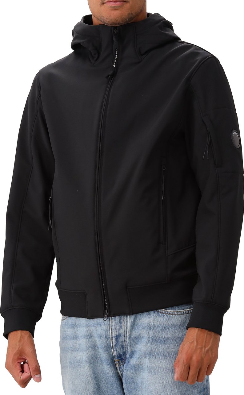 CP Company C.P. Company Softshell Jas Zwart Zwart