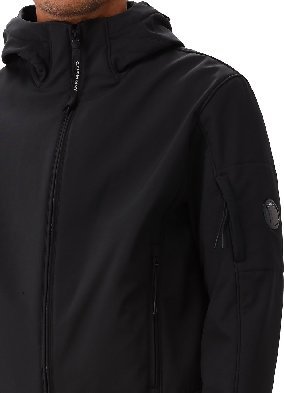 CP Company C.P. Company Softshell Jas Zwart Zwart