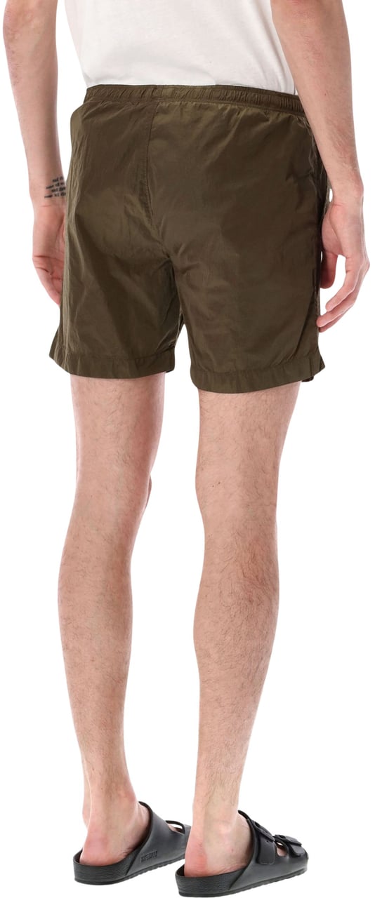 CP Company Beachwear Boxer In Eco-Chrome R Ivy Green Donkergroen