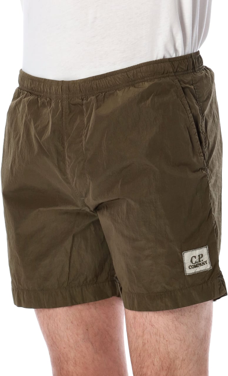 CP Company Beachwear Boxer In Eco-Chrome R Ivy Green Donkergroen