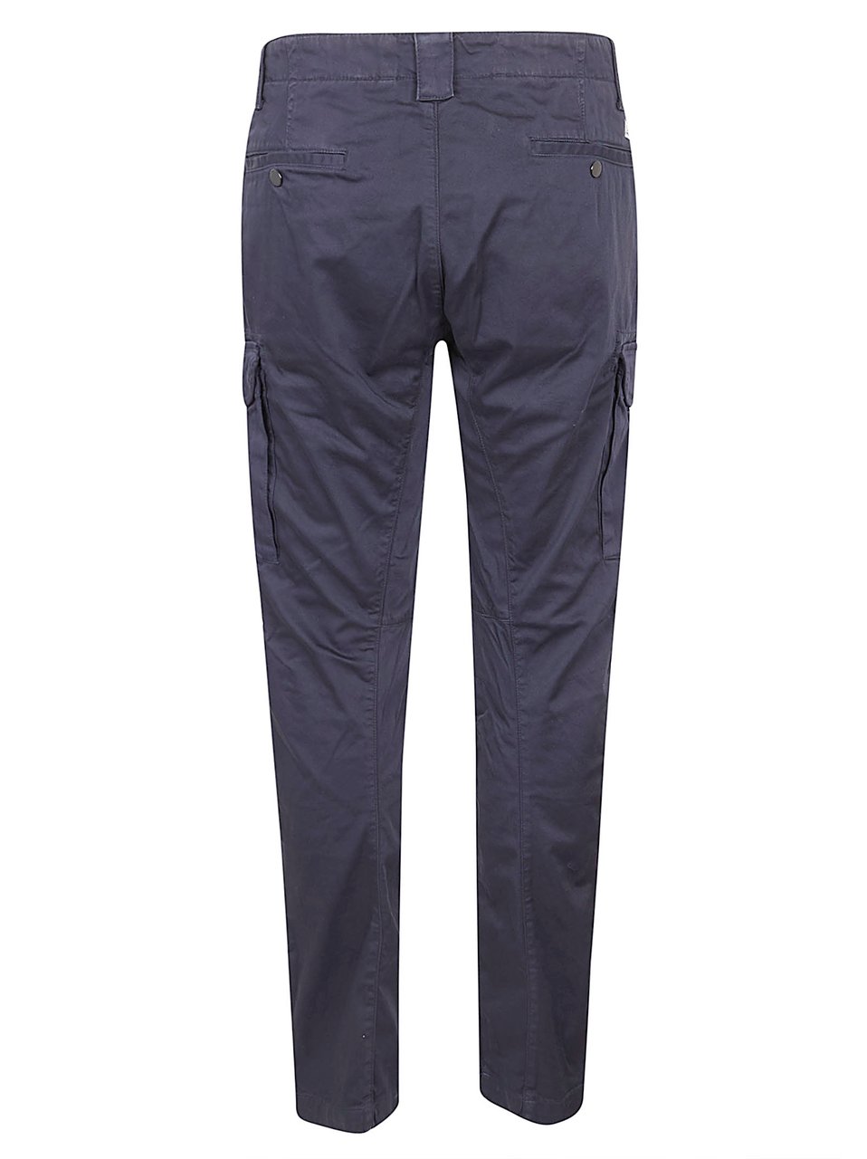 CP Company Ergonomic Cargo Pants with Multi-Pocket Design and Signature Lens Blauw