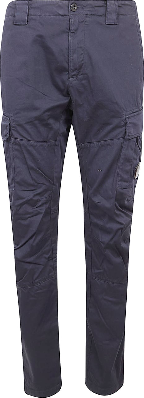 CP COMPANY STRETCH SATEEN ERGONOMIC CARGO PANTS Lichtblauw