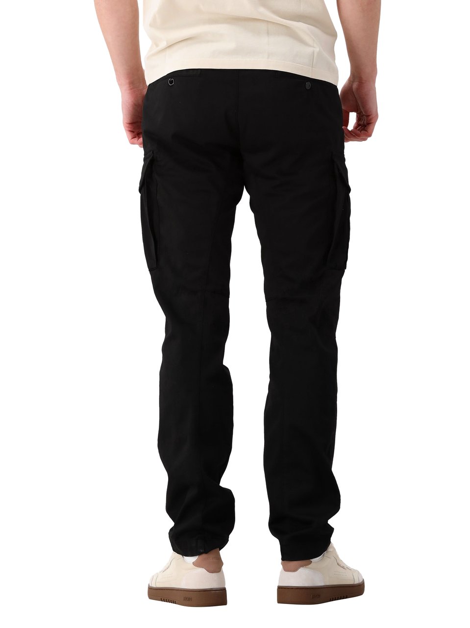 CP Company CP Company Cargo broek Zwart Stretch Sateen Ergonomic Zwart