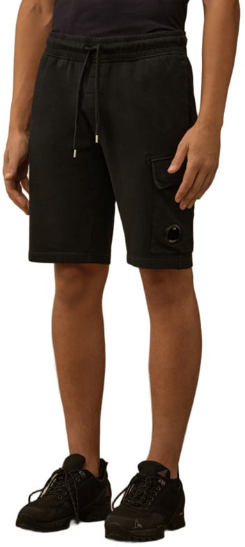 CP Company C.p. Company Pantaloncini Nero Zwart