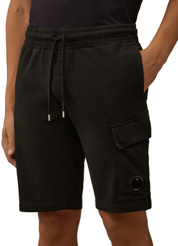 CP Company C.p. Company Pantaloncini Nero Zwart