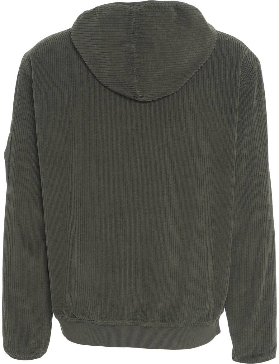CP Company Hooded jacket with logopatch Groen