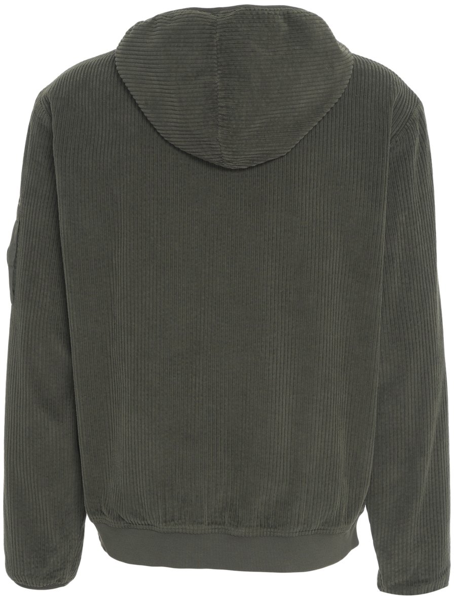 CP Company Giacca con cappuccio e patch logo Groen