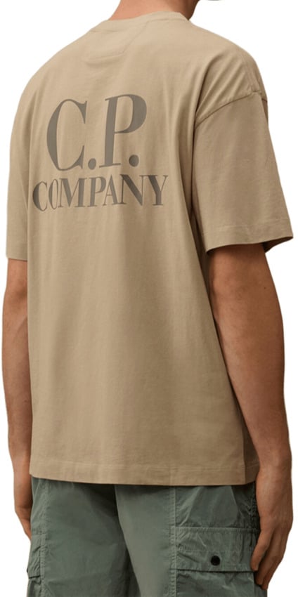CP Company C.p. Company T-shirt E Polo Dove Grijs