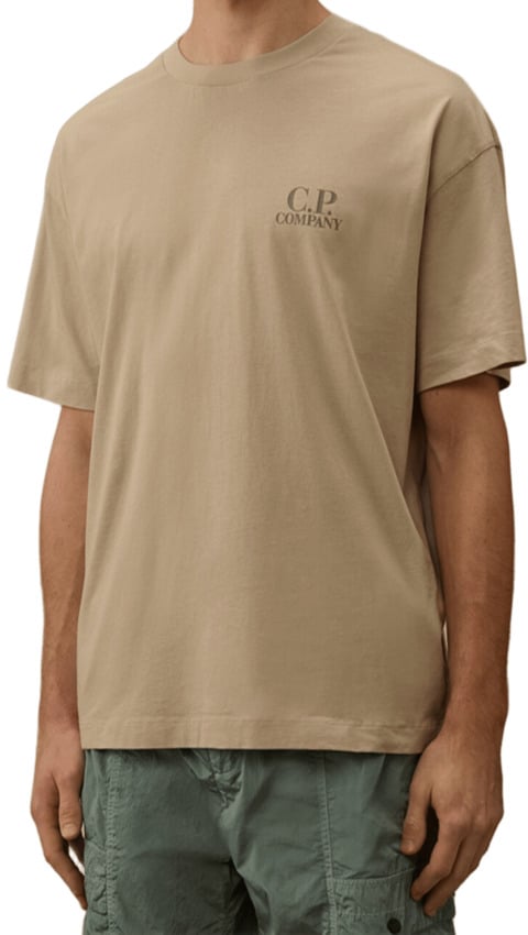 CP Company C.p. Company T-shirt E Polo Dove Grijs