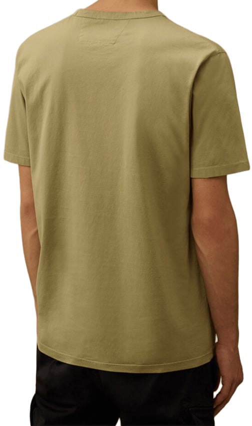 CP Company C.p. Company T-shirt E Polo Moss Gray Groen
