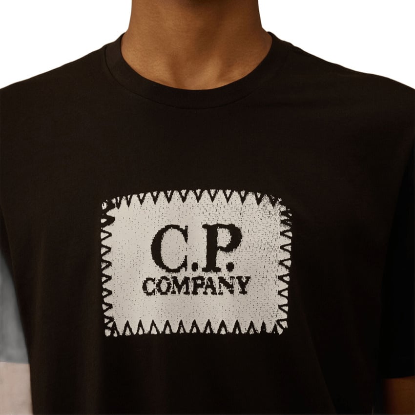 CP Company C.p. Company T-shirt E Polo Nero Zwart