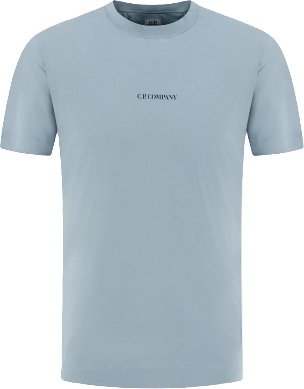CP Company 30/1 Jersey T-shirt met korte mouwen en logo, blauw Lichtblauw