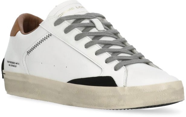 Crime London Sneakers White Wit
