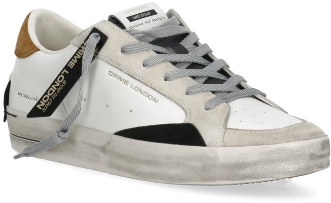 Crime London Sneakers White Wit
