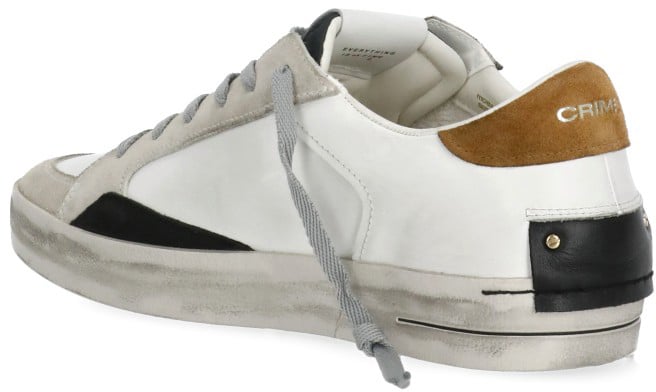 Crime London Sneakers White Wit