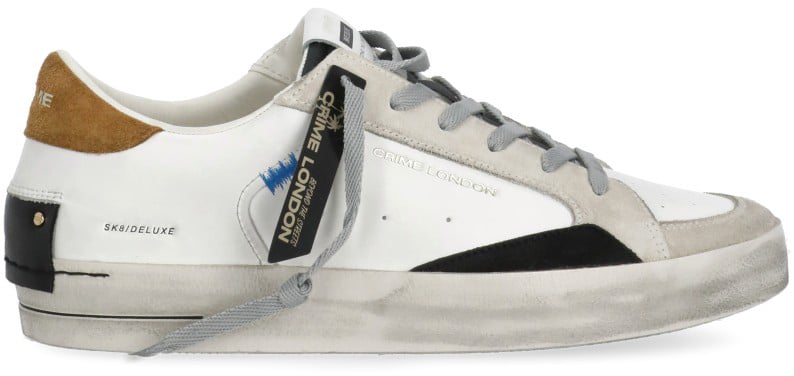 Crime London Sneakers White Wit