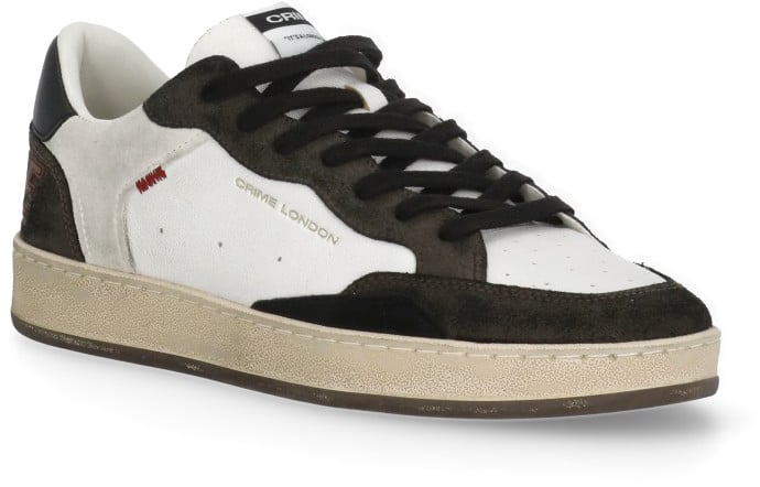 Crime London Sneakers White Wit