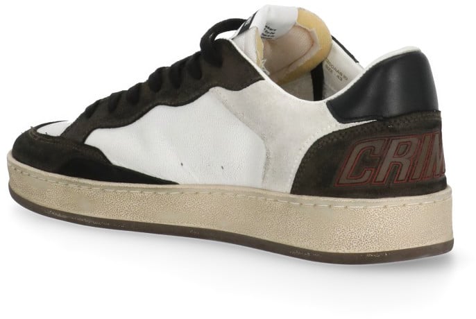 Crime London Sneakers White Wit