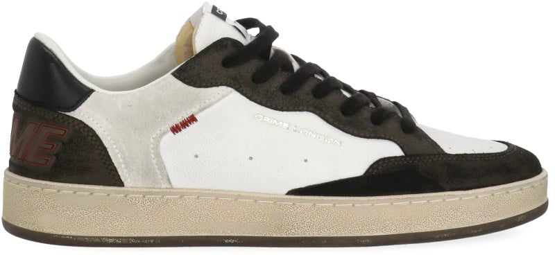 Crime London Sneakers White Wit