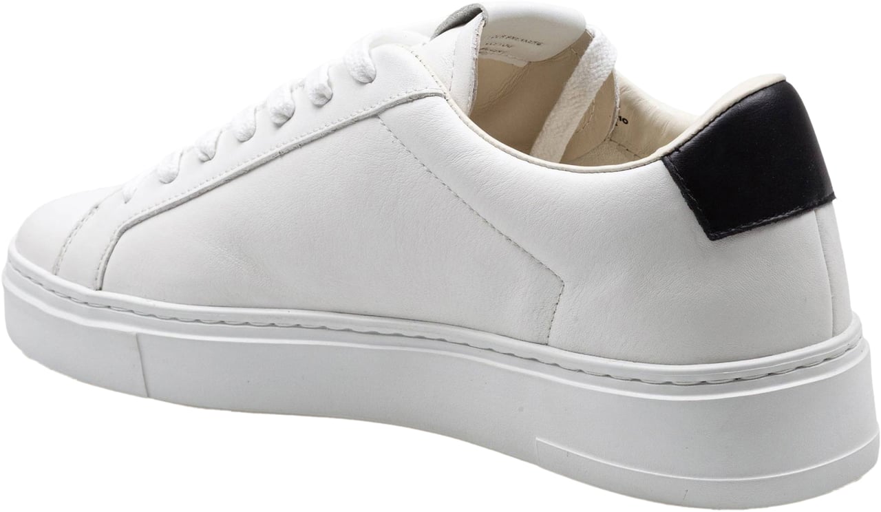 Crime London Crime extralight sneakers in black and white leather Wit