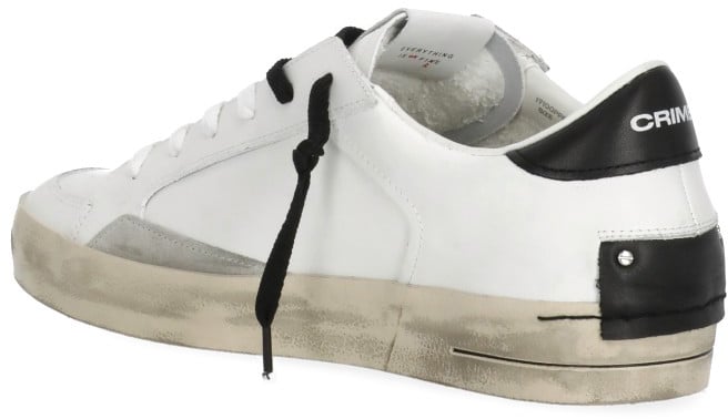 Crime London Sneakers White Wit