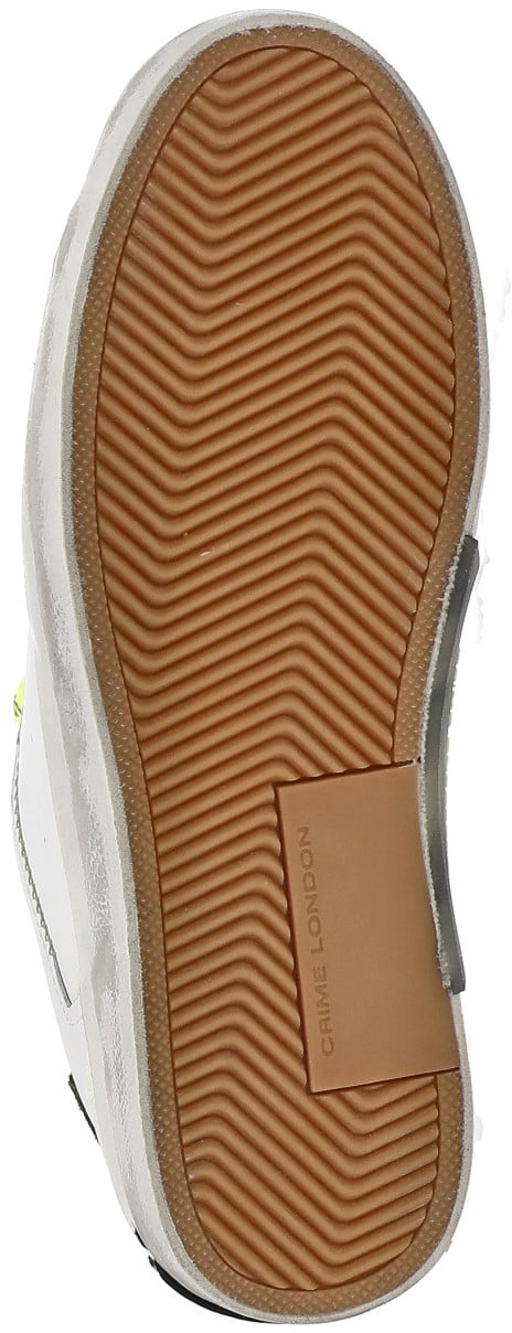 Crime London Sneakers Ivory Wit