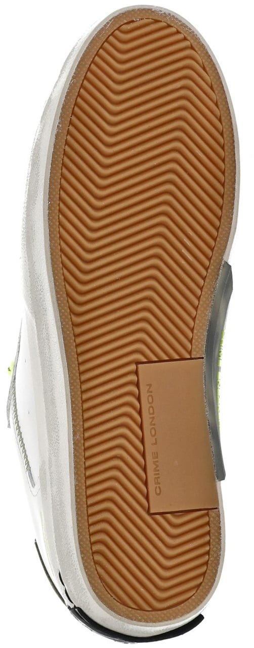 Crime London Sneakers Avorio Wit