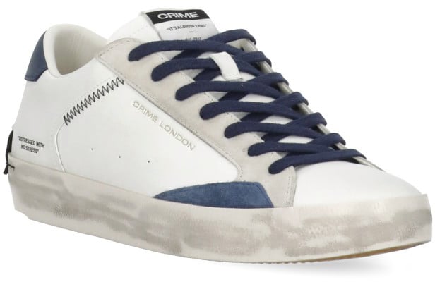 Crime London Sneakers White Wit