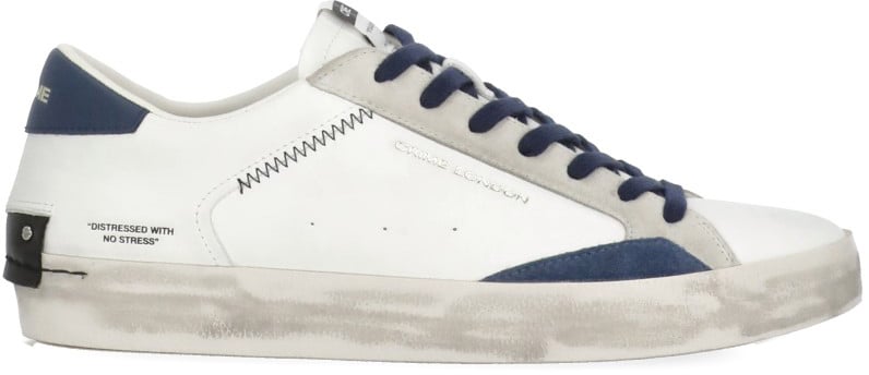 Crime London Sneakers White Wit