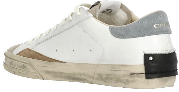 Crime London Sneakers White Wit