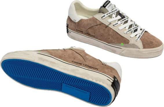 Crime London Sneakers Brown Taupe