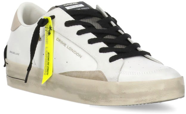 Crime London Sneakers White Wit