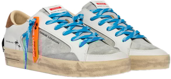 Crime London Sneakers Grey Grijs