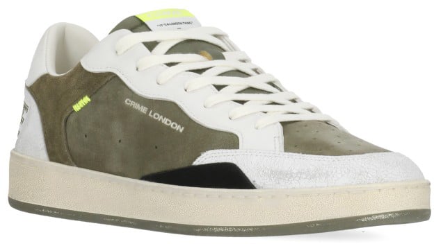 Crime London Sneakers Green Groen