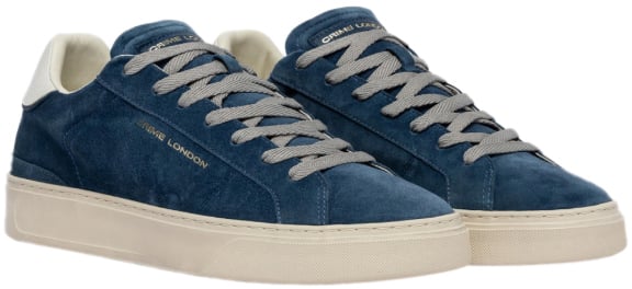 Crime London Sneakers Blue Blauw