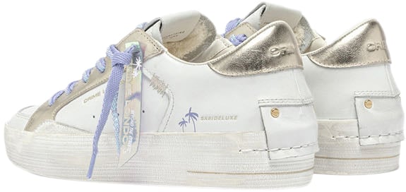 Crime London Sneakers White Wit