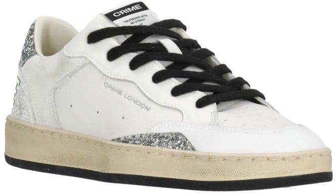 Crime London Sneakers White Wit