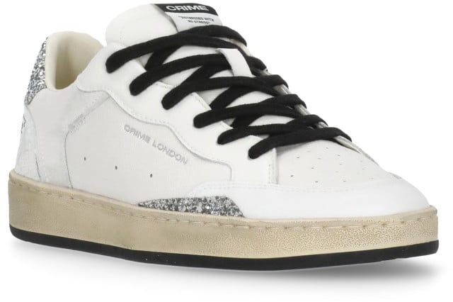 Crime London Sneakers White Wit