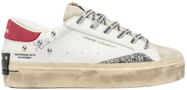 Crime London Sneakers White Wit