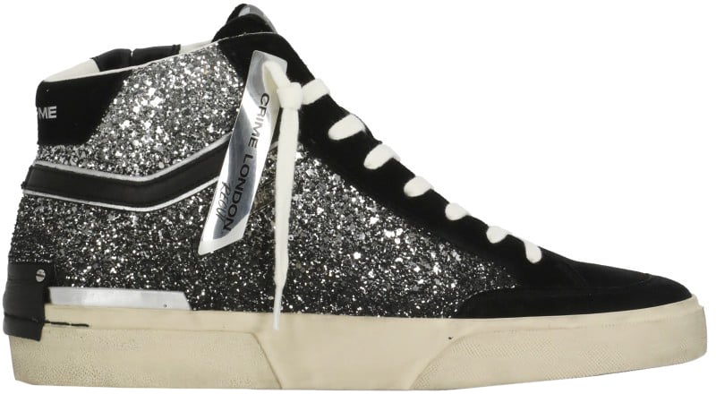 Crime London Sneakers Black Zwart