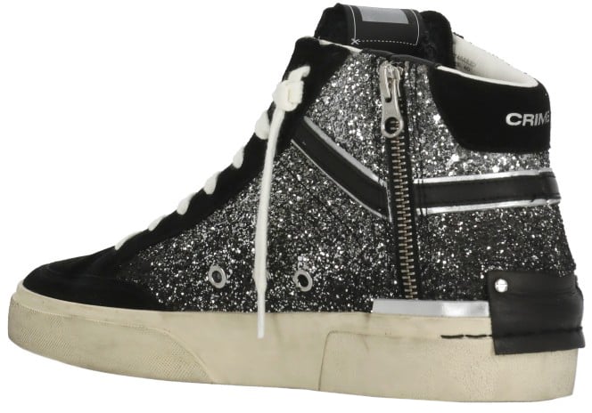 Crime London Sneakers Black Zwart