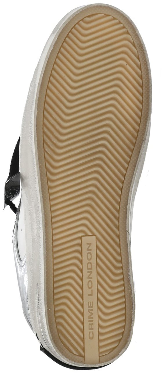Crime London Sneakers White Wit