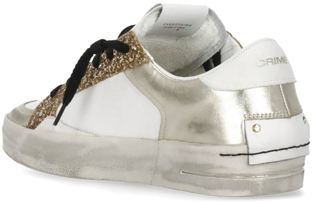 Crime London Sneakers White Wit