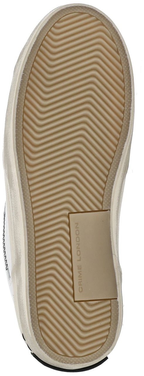 Crime London Sneakers Avorio Wit