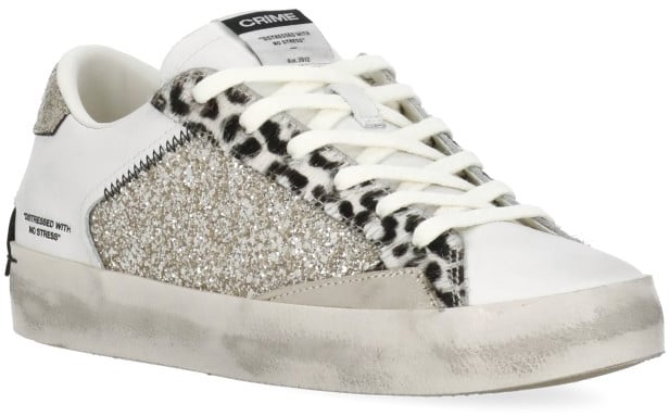 Crime London Sneakers White Wit