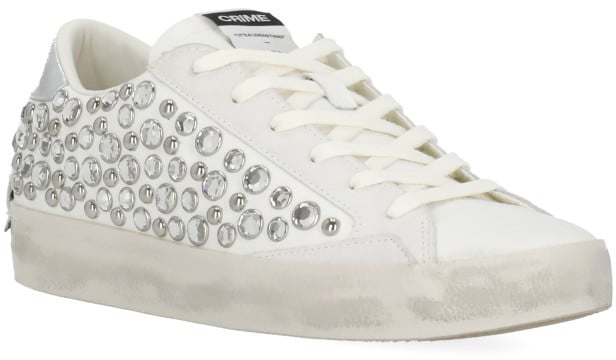 Crime London Sneakers White Wit