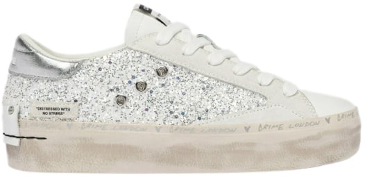 Crime London Sneakers White Wit
